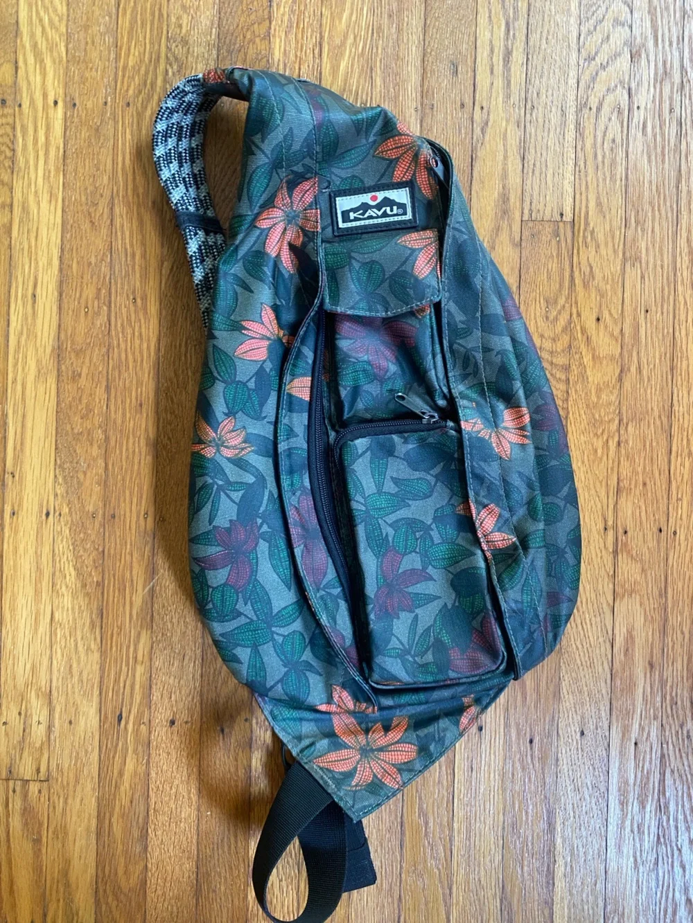 Kavu Water Resistant Tropical Floral Sling Pack